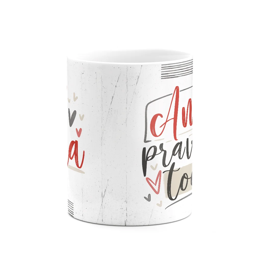 Imagem 2 de 3 do produto Caneca Namorados - Sou Dela - Branca 325ml