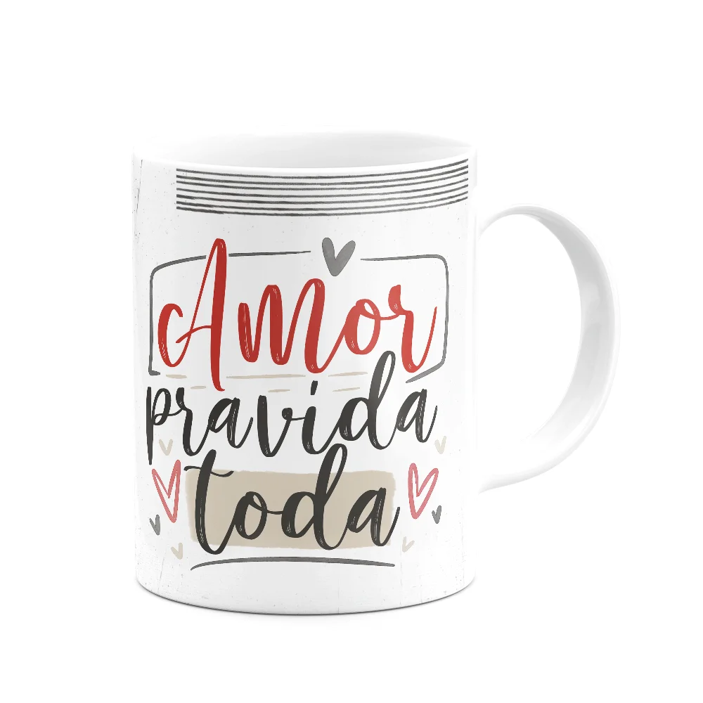 Imagem 3 de 3 do produto Caneca Namorados - Sou Dela - Branca 325ml