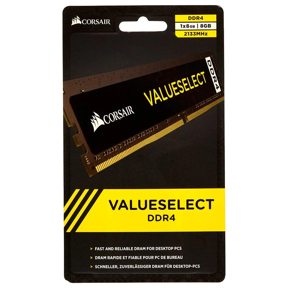 Memória Ram Corsair Value Select 8GB 2133Mhz Memória Ram Corsair Value Select 8GB 2133Mhz