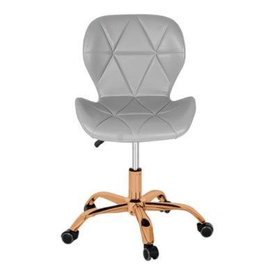 Cadeira Office Eiffel Slim Base Giratória Cinza - Red Gold