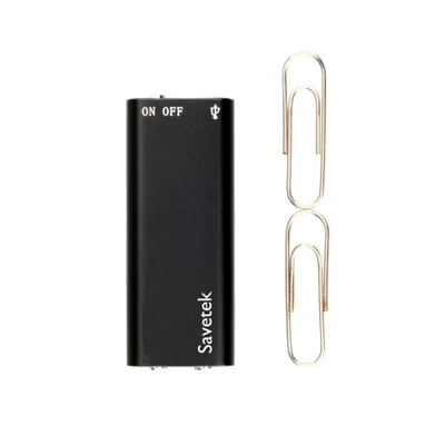 Mini Gravador Ativado por voz Super Pequeno 16 Gb Savetek