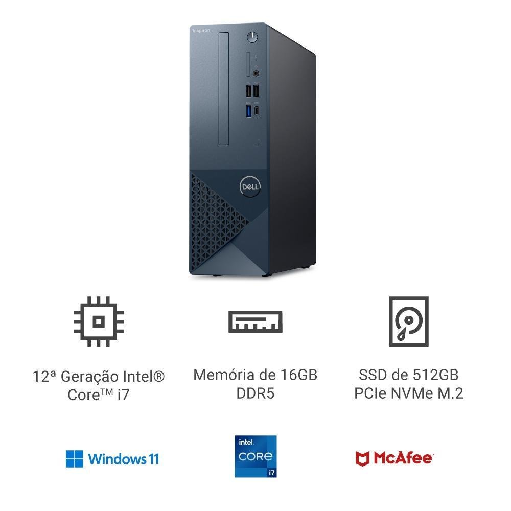 Computador Dell Inspiron Small Desktop 3030s KaBuM