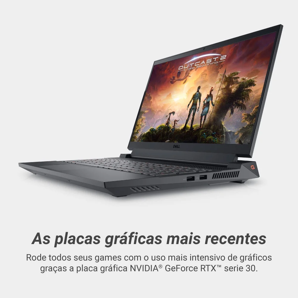 Notebook Gamer Dell G15i1300u55p KaBuM