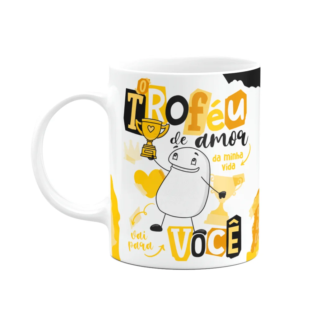 Caneca Flork Namorados - Troféu De Amor Da Minha Vida