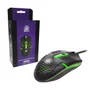 Mouse 5+ Gamer Start 2.0, 1500 DPI, USB, Ergonômico, Preto e Verde - 015-0091