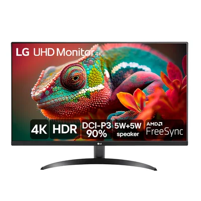 Monitor LG 32" UHD 4K, HDR10, DCI-P3 90%, 60Hz, 4Ms, FreeSync, HDMI, DisplayPort - 32ur500-b