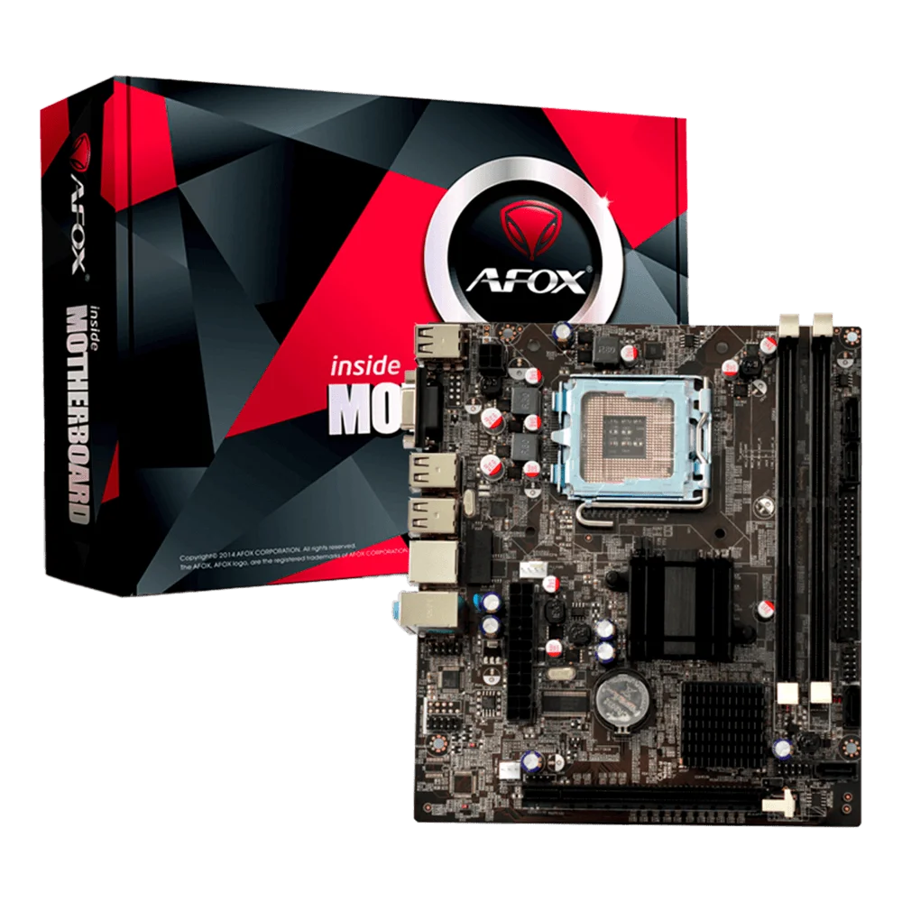 Placa Mãe Afox Inside, LGA 775 - G31-ma6 4