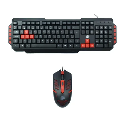 Kit Gamer Teclado e Mouse 5+ Start 2.0, Ergonômico, Ambidestro