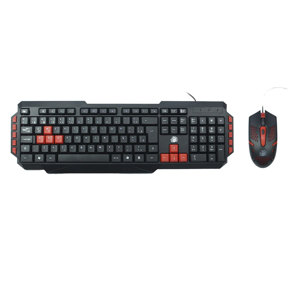 Imagem 3 de 5 do produto Kit Gamer Teclado e Mouse 5+ Start 2.0, Ergonômico, Ambidestro