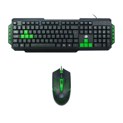 Kit Gamer Teclado E Mouse 5+, Ambidestro, Ergonômico