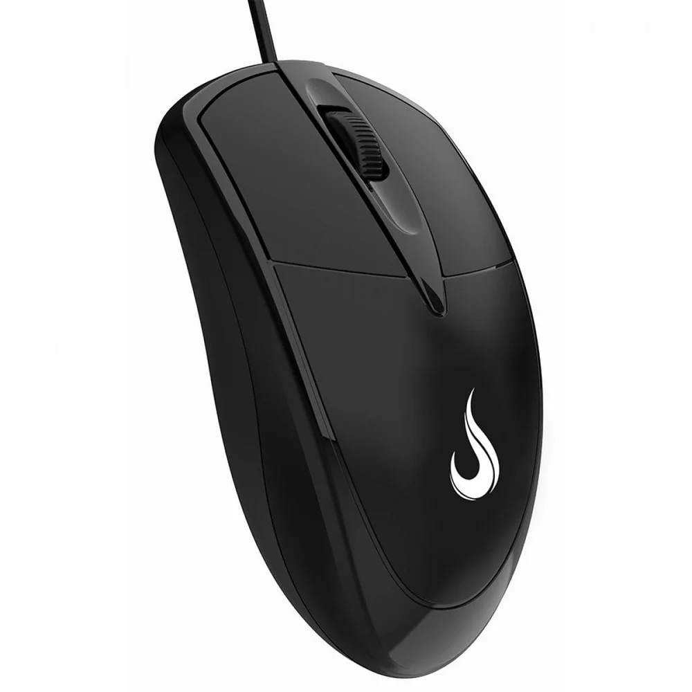 Mouse Rise Mode Of 01 3200DPI, Preto - Rm-mo-01-fb. Mouse Rise Mode Of 01 3200DPI, Preto - Rm-mo-01-fb.