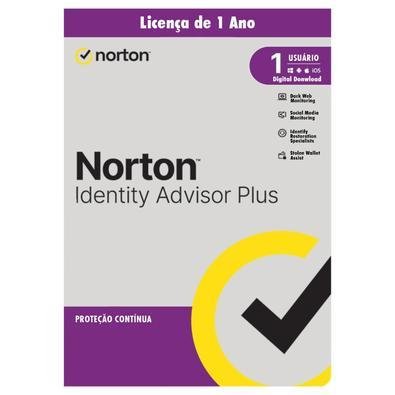 Norton Security Id Advisor Plus - Licença De 1 Ano Para 1 Dispositivo - Versão Download