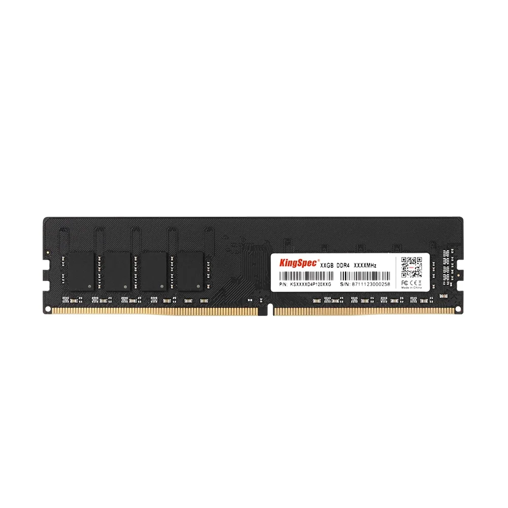 Memória Kingspec, 16GB, 2666MHz, DDR4, Black DIMM