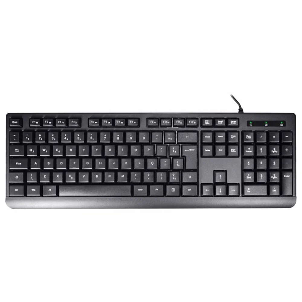 Imagem 5 de 5 do produto Teclado K-mex, ABNT2  Multimidia,  Preto - Km-d128