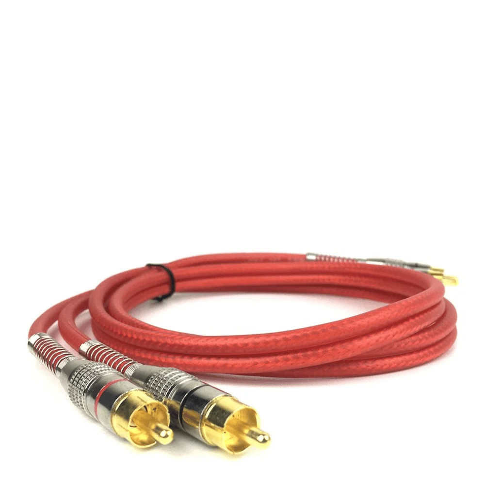 Imagem 3 de 5 do produto Cabo Rca Macho X Macho Technoise 400 Pro, Blindado, 5mm, Vermelho, 1m