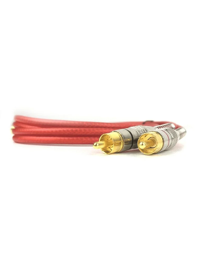 Imagem 4 de 5 do produto Cabo Rca Macho X Macho Technoise 400 Pro, Blindado, 5mm, Vermelho, 1m
