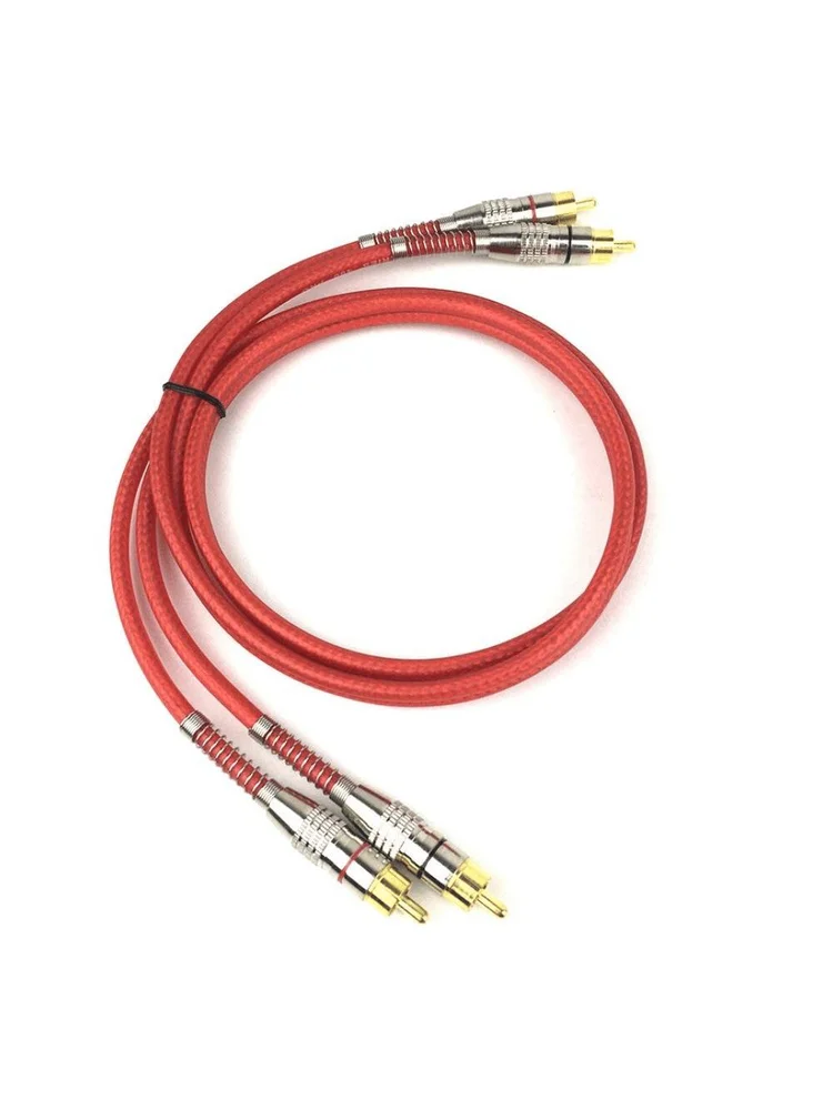 Imagem 5 de 5 do produto Cabo Rca Macho X Macho Technoise 400 Pro, Blindado, 5mm, Vermelho, 1m