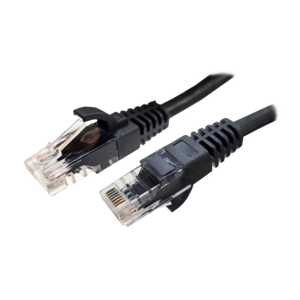 Cabo De Rede Utp, Rj45 Cat 6, 2.5 Metros, Preto - Cy-5128-cat6-2.5m-bk