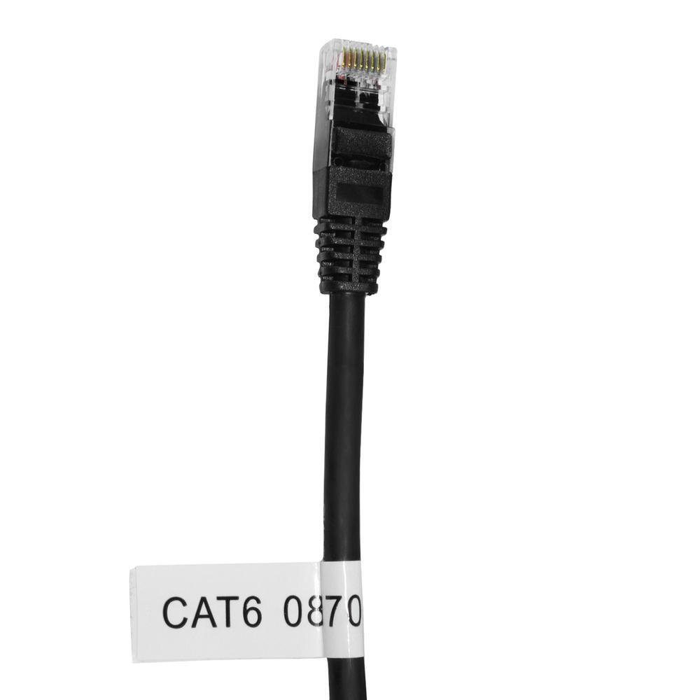 Imagem 2 de 5 do produto Cabo De Rede Utp, Rj45 Cat 6, 2.5 Metros, Preto - Cy-5128-cat6-2.5m-bk