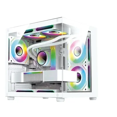 PC Gamer Alligator Shop Intel Core i5 3470, 16GB RAM DDR3, Radeon RX 580 8GB, SSD 480GB, Branco, Windows 10 Trial