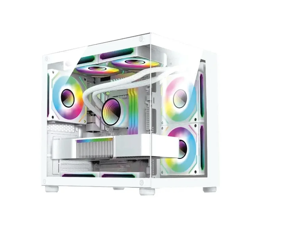 PC Gamer Balão.info Intel Core i5 3470, 16GB RAM DDR3, Radeon RX 580 8GB, SSD 480GB, Branco, Windows 10 Trial