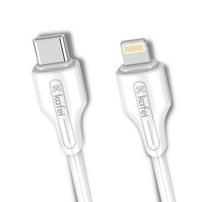 Cabo De Dados USB-c, Para Lightning Pvc 1m, Branco - Kildcbl002