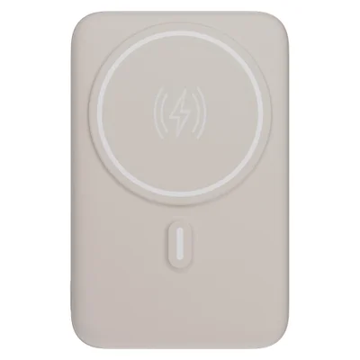 Carregador Usb Portátil 10000mah Branco, Por Indução, Pb10magow, Geonav