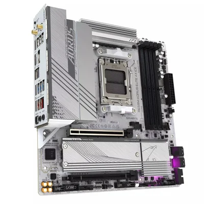 Placa Mae Gigabyte B650m Aorus Elite Ax Ice