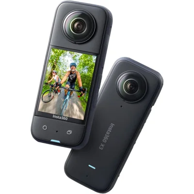 Câmera De Ação Insta360 X3, Sensores De 48 MP De 1/2 ", Vídeo HDR Ativo 5,7k 360º, Foto De 72 MP, Lente Única 4K