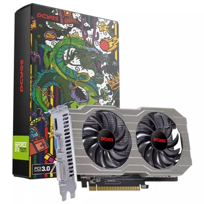 Placa de Vídeo PCyes GeForce GTX 750 Ti, 4GB, GDDR5, 128bits, Dual Fan - Pa750tir5dffs