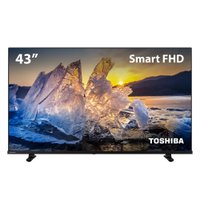 Smart TV 43 Polegadas Toshiba DLED, FULL HD, 2HDMI, 2 USB, WIFI - Tb021m