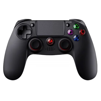 Controle Sem Fio, PS4, PC, Redragon G818 Juno, Preto, Wireless, Bluetooth