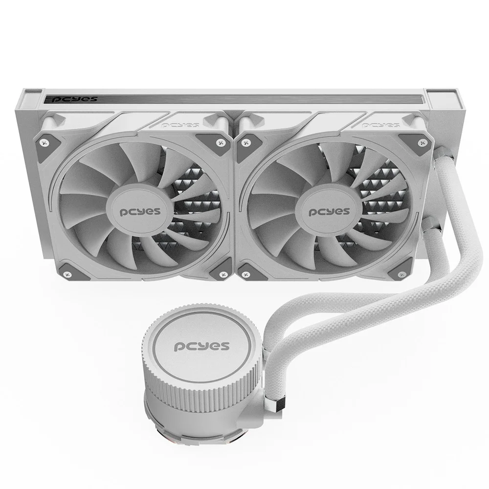 Imagem 5 de 5 do produto Water Cooler Pcyes Sangue Frio 3 240mm TDP 250W  Branco