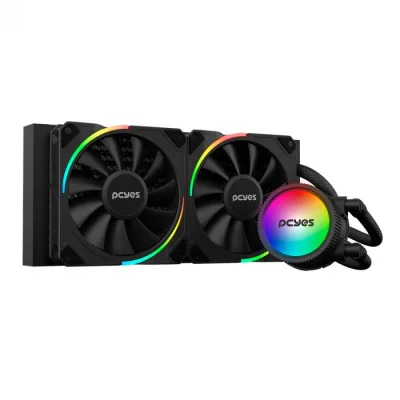 Water Cooler Sangue Frio 3 ARGB Black Vulcan 240mm - Tdp 250w - ARGBsf3240br