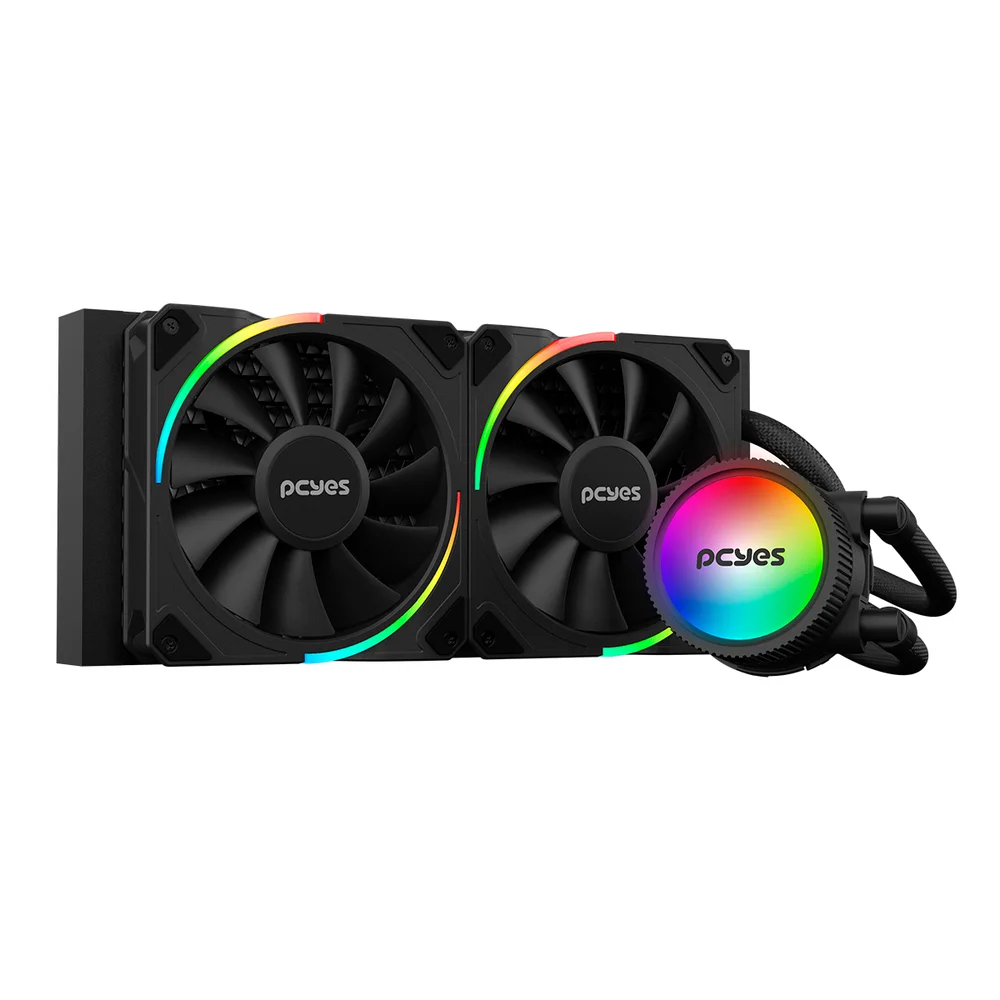 Water Cooler Sangue Frio 3 ARGB Black Vulcan 240mm - Tdp 250w - ARGBsf3240br 4