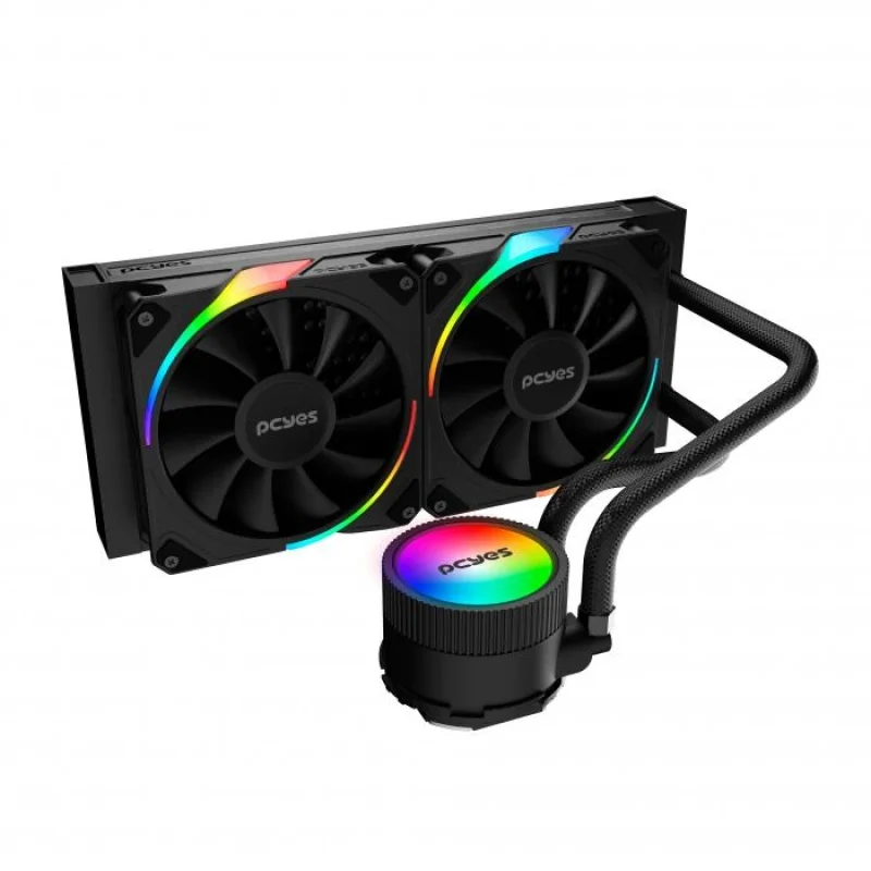 Water Cooler Sangue Frio 3 ARGB Black Vulcan 240mm - Tdp 250w - ARGBsf3240br