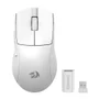 Mouse Gamer Redragon King Pro, Sem Fio, Branco - M916w-pro-1k