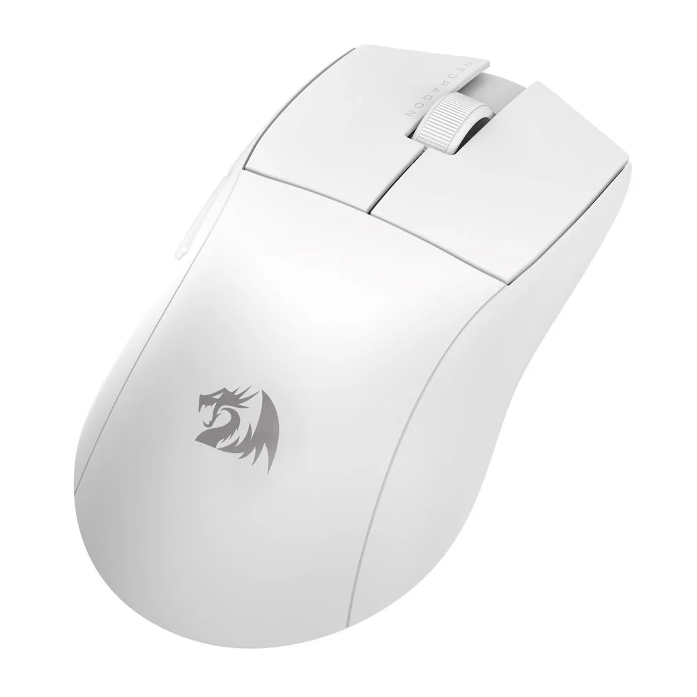 Mouse Gamer Redragon King Pro, Sem Fio, Branco - M916w-pro-1k