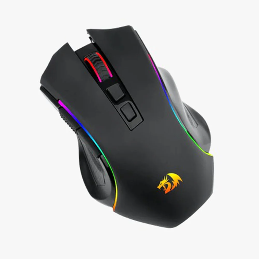 Imagem 5 de 5 do produto Mouse Gamer Sem Fio Redragon Griffin Wireless RGB - M602-ks Preto