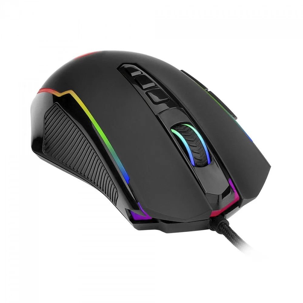 Imagem 3 de 5 do produto Mouse Gamer Redragon Ranger Basic 4000 Dpi 9 Botões Usb - Preto