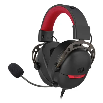 Headset Gamer Redragon Aurora, Som Surround  7.1, Driver 40mm, USB, Preto - H376br