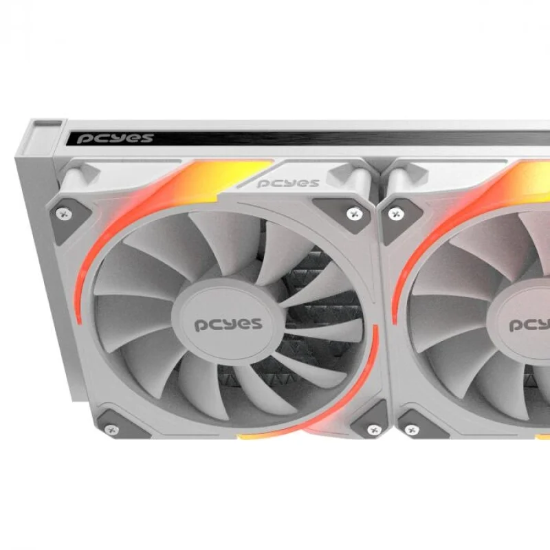 Imagem 3 de 5 do produto Water Cooler Sangue Frio 3 ARGB White Ghost 240mm - Tdp 250w - ARGBsf3240wgbr