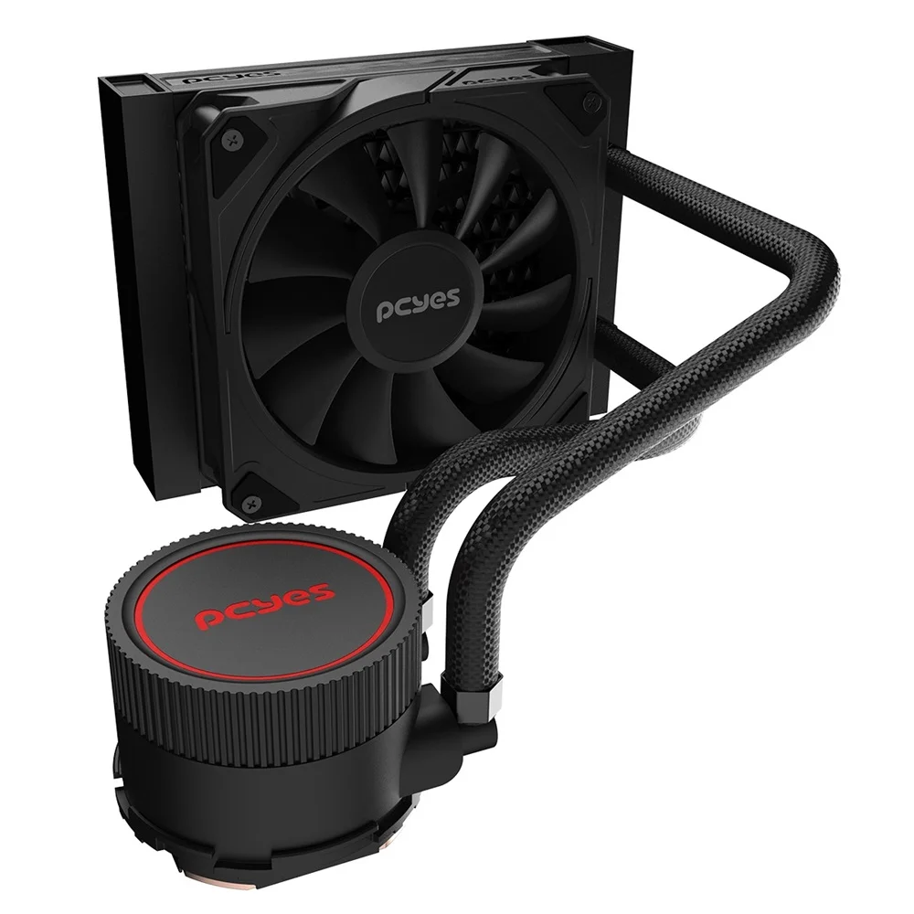 Imagem 2 de 5 do produto Water Cooler PCyes Sangue Frio 3 Black Vulcan 120mm - Tdp 200w - Wcsf3120br