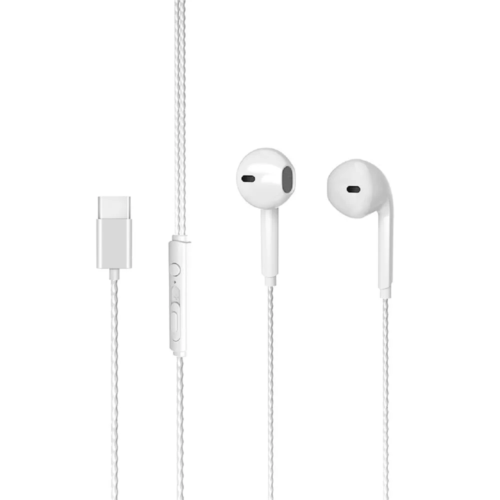 Imagem 2 de 5 do produto Fone De Ouvido Eh104wh-c Lecoo, Driver 10mm, Usb-c, Microfone, Intra, Branco