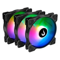 Kit Cooler Gabinete Rise Mode X C/ 3x Fans 120mm 1200 Rpm ARGB - RM-XLD-01-ARGB 2