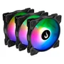 Kit Cooler Gabinete Rise Mode X C/ 3x Fans 120mm 1200 Rpm ARGB - RM-XLD-01-ARGB 3