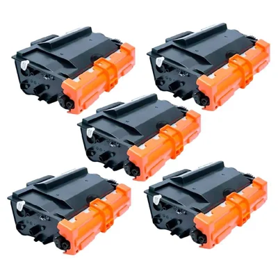 Kit 05 Toner Tn3492 Compatível Para Impressora Brother