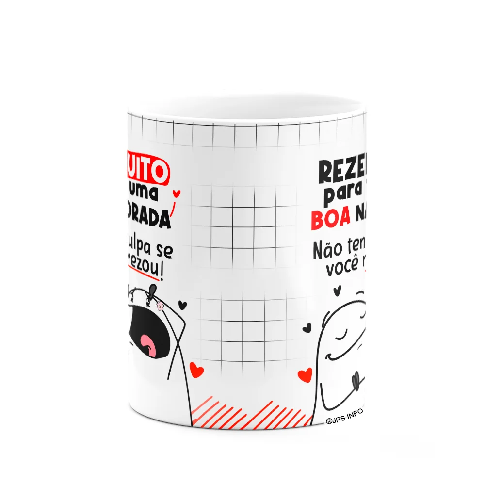 Imagem 2 de 3 do produto Caneca Flork Namorados Rezei Muito Para Ter Uma Boa Namorada