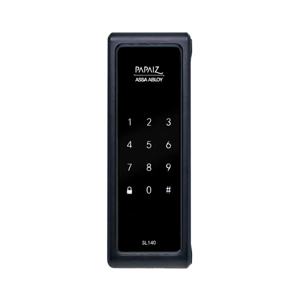 Fechadura Digital Smart Lock Sl140 De Sobrepor Papaiz Preta