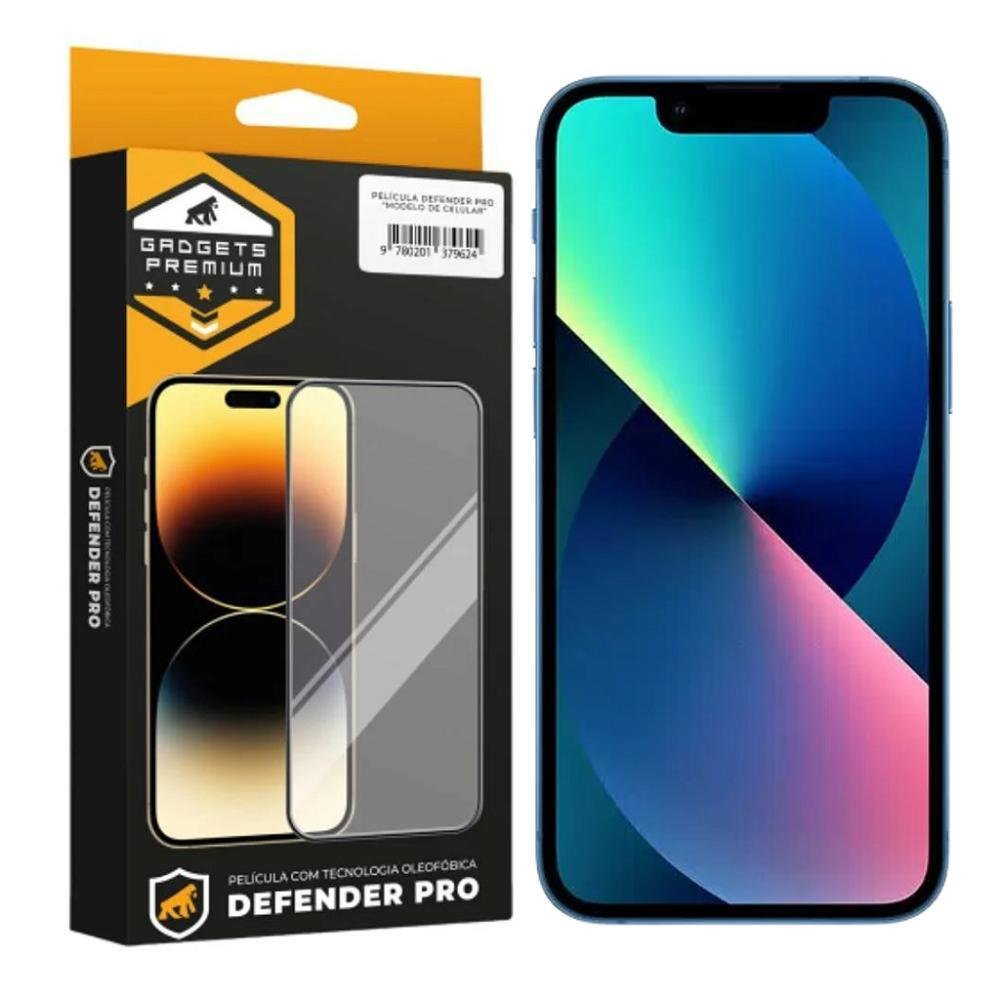 Película Para Iphone 13 Mini - Defender Pro - Preta - Gshield